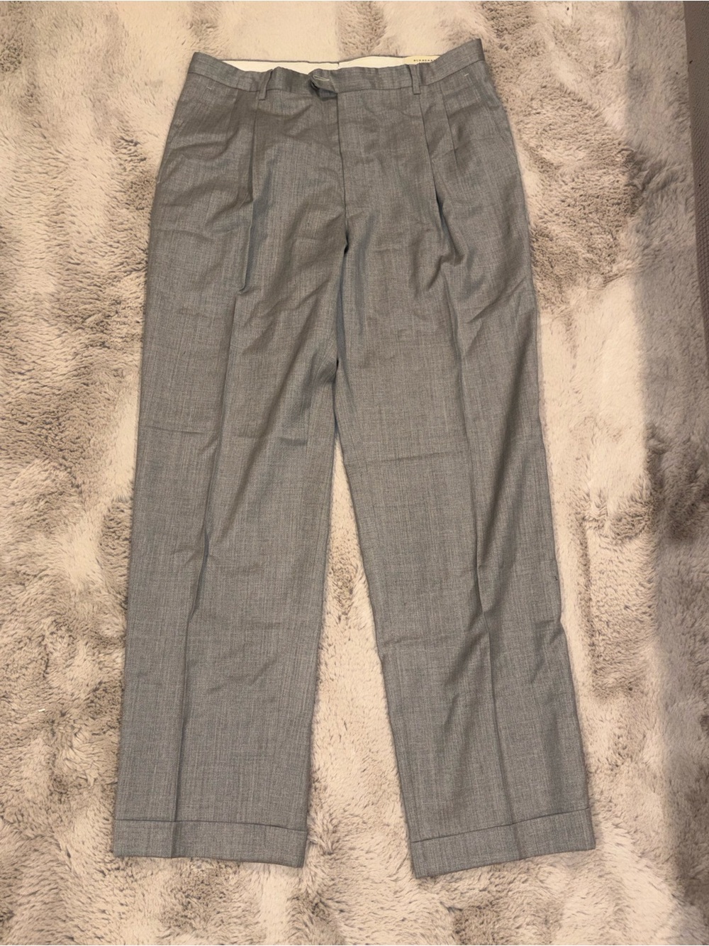 Burberry London Men's Dress Pants - Pleated Tailored
